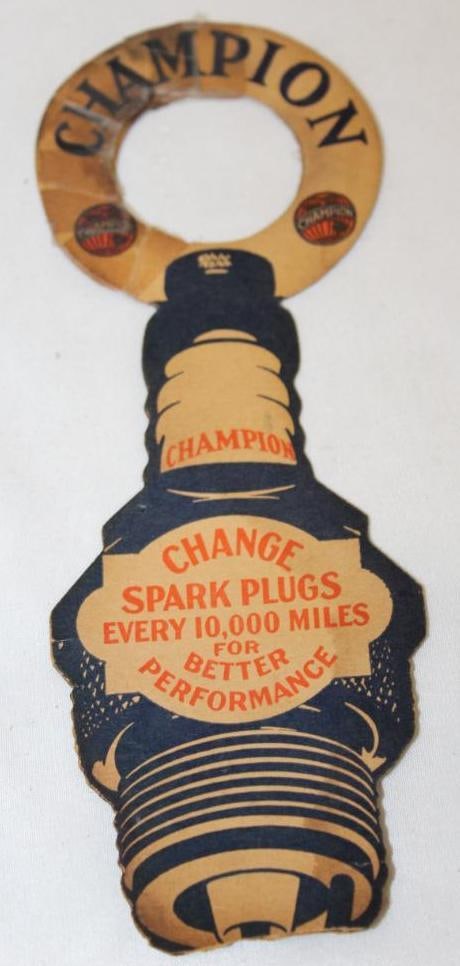Champion Spark Plug Advertising Service Reminder Tags (1 of 3)