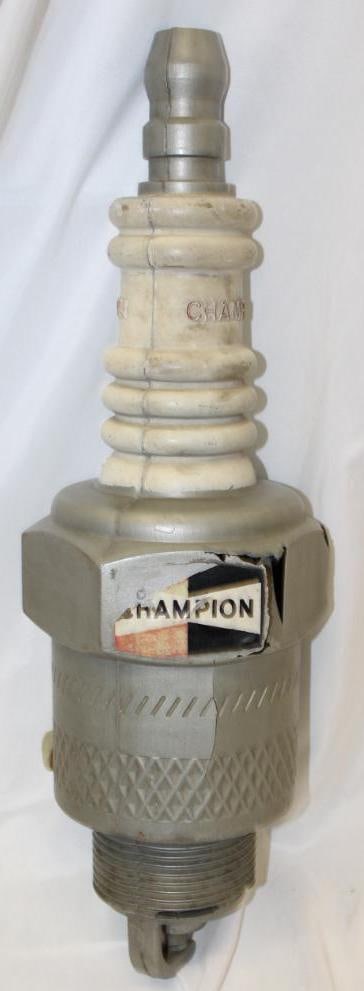 Champion Spark Plug Figural Advertising Display Sign (1 of 4)