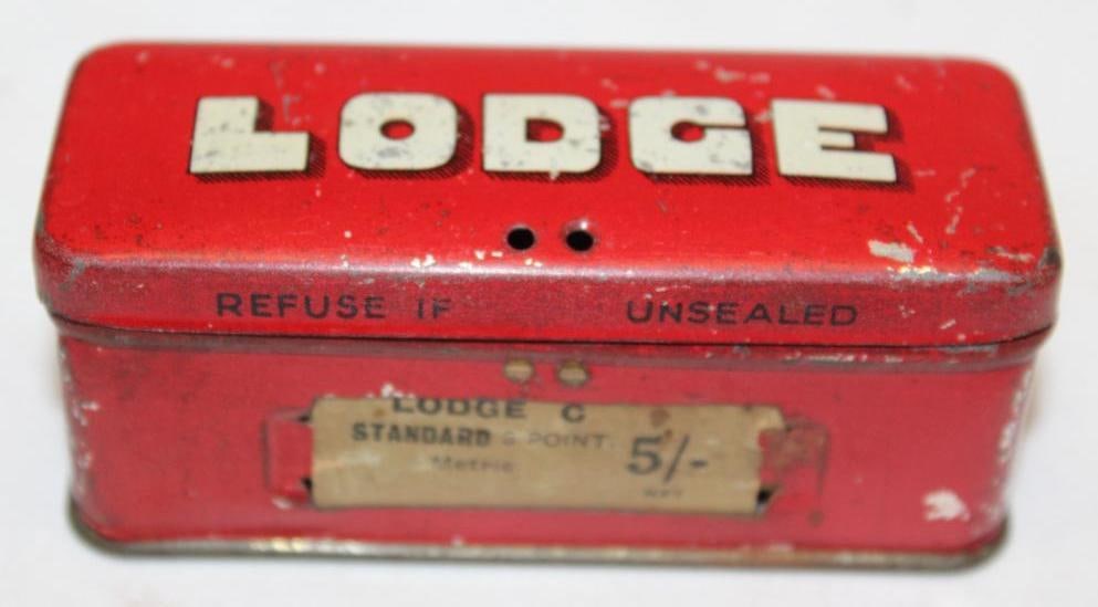 Lodge Metal Spark Plug Can with Spark Plug (1 of 3)