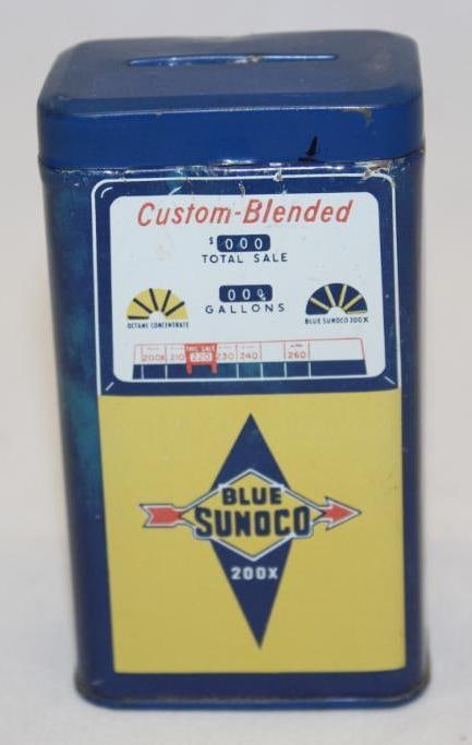 Sunoco Blue 200X Advertising Gas Pump Coin Bank (1 of 3)