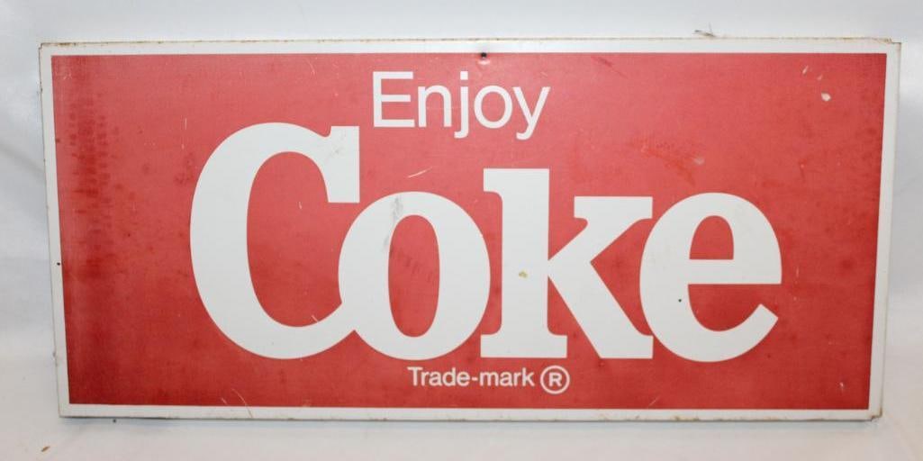 Enjoy Coke Advertising Sign (1 of 2)