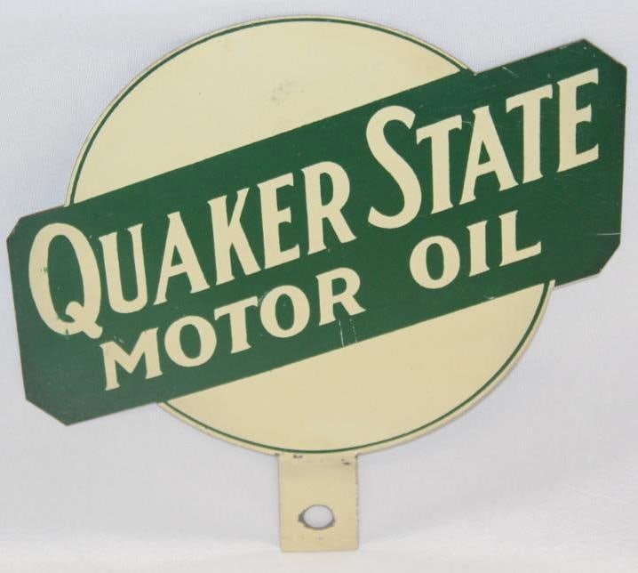 Quaker State Motor Oil Lubester Paddle Sign DST (1 of 4)