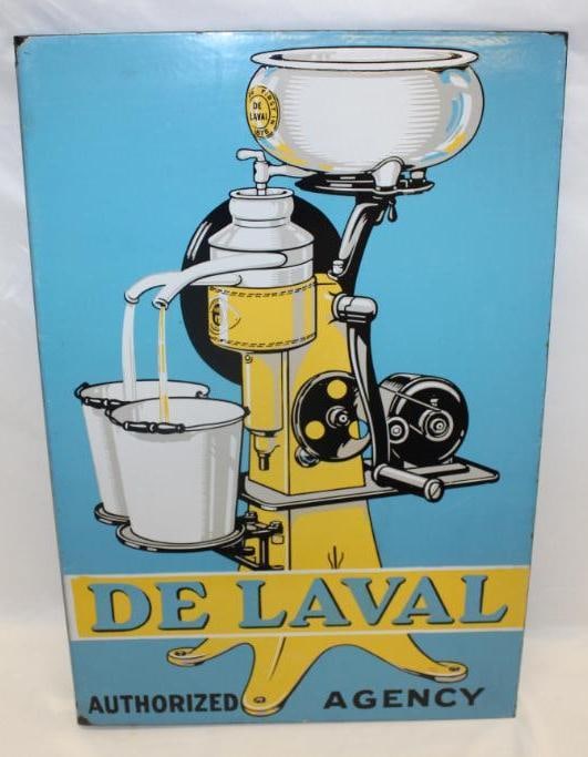 9+ Graphic De Laval Authorized Agency Porcelain Flange Sign DSP (1 of 9)