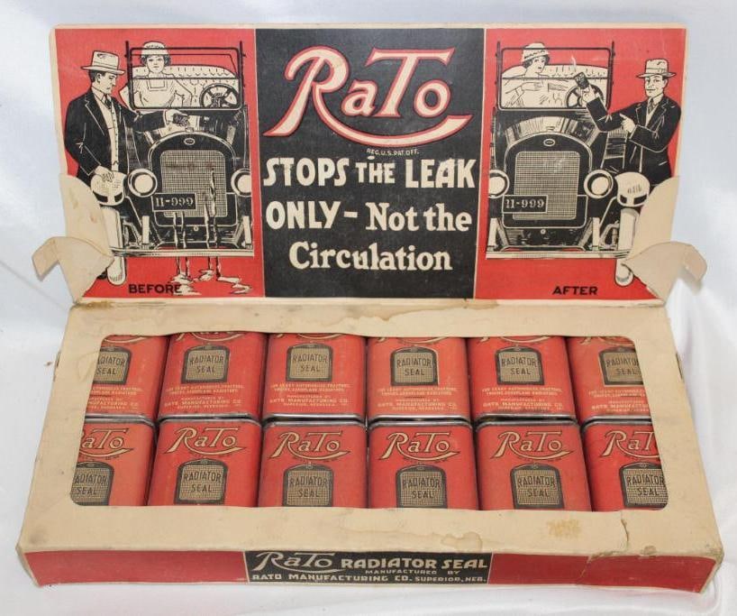 Graphic Rato Radiator Seal Countertop Advertising Display (1 of 6)