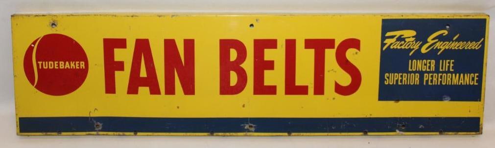 Studebaker Dealership Fan Belts Display Rack Sign (1 of 4)