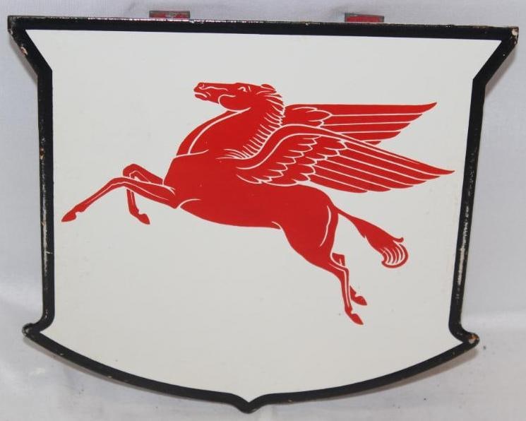 Mobil Oil Pegasus Truck Porcelain Sign SSP (1 of 4)