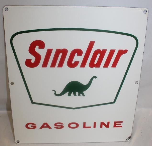 Sinclair Gasoline Porcelain Gas Pump Plate Sign - Reproduction (1 of 4)