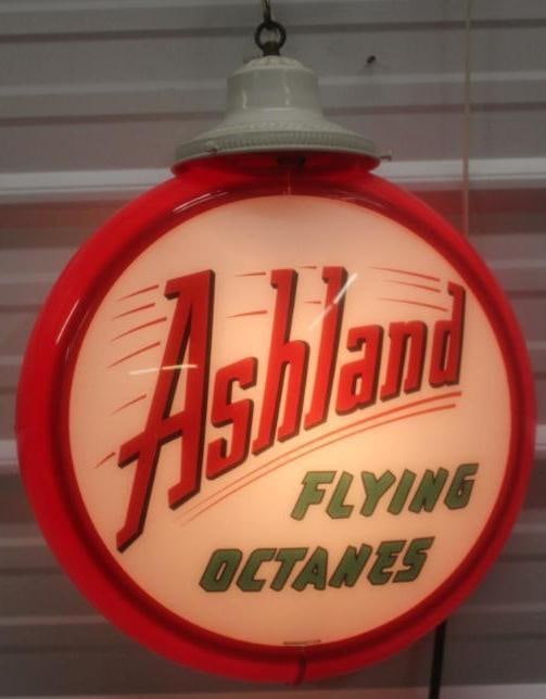 Ashland Flying Octanes Gas Pump Globe Reproduction (1 of 6)