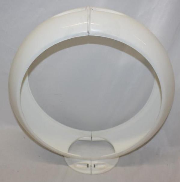 Original White Capco Gas Pump Globe Body (1 of 3)