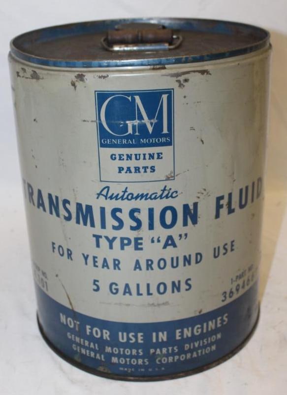 GM Type A 5 Gallon Transmission Fluid Can (1 of 4)