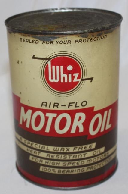 Whiz Airflow 1 Quart Motor Oil Can (1 of 4)