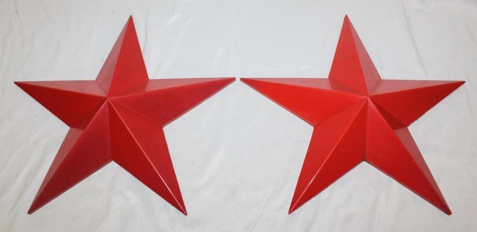 Group of 2 Texaco Plastic Service Station Star Signs (1 of 2)