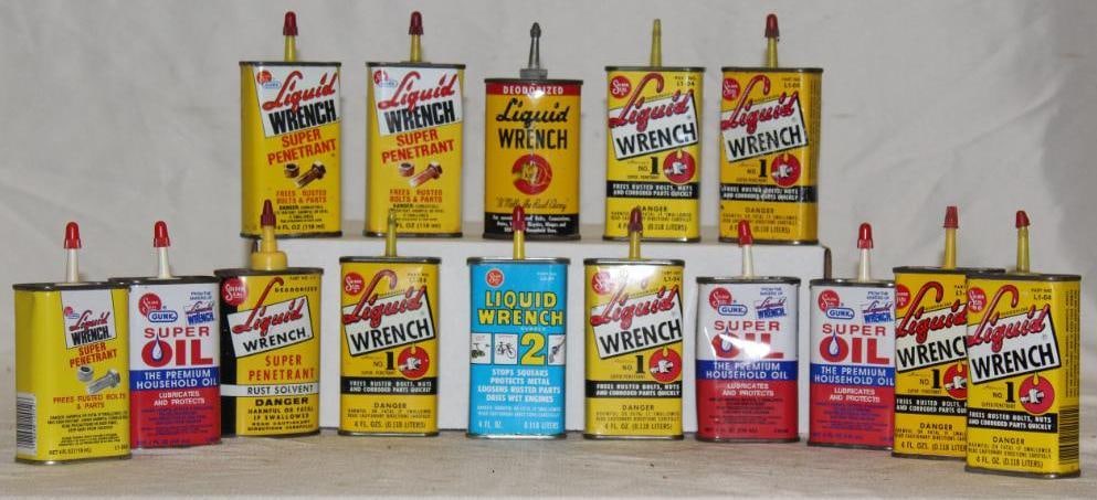 Group of 15 Liquid Wrench Handy Oiler Cans (1 of 2)