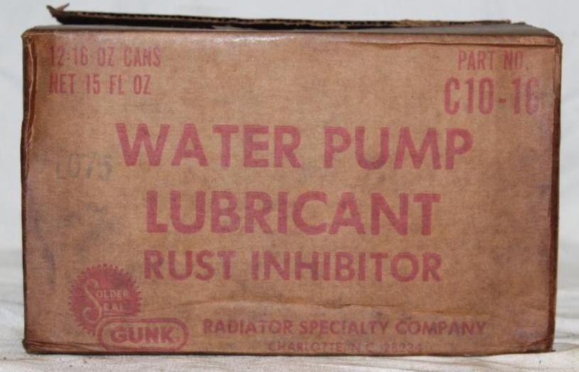 Case of 11 Solder Seal Water Pump Lubricant Oil Cans (1 of 4)