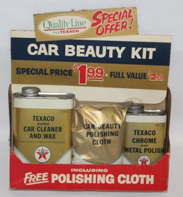 NOS Texaco Car Beauty Kit Quality Line Product Display (1 of 4)