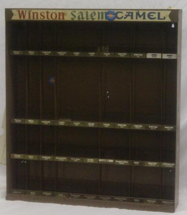 Winston, Salem, Camel Tobacco Cigarettes Advertising Display (1 of 4)