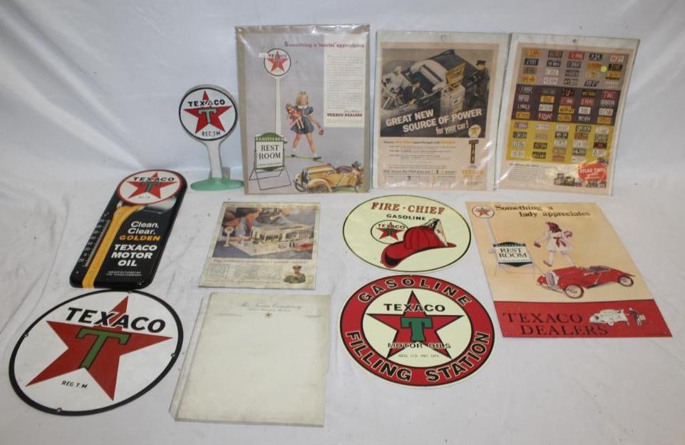 Large Group of Texaco Advertising Items (1 of 6)