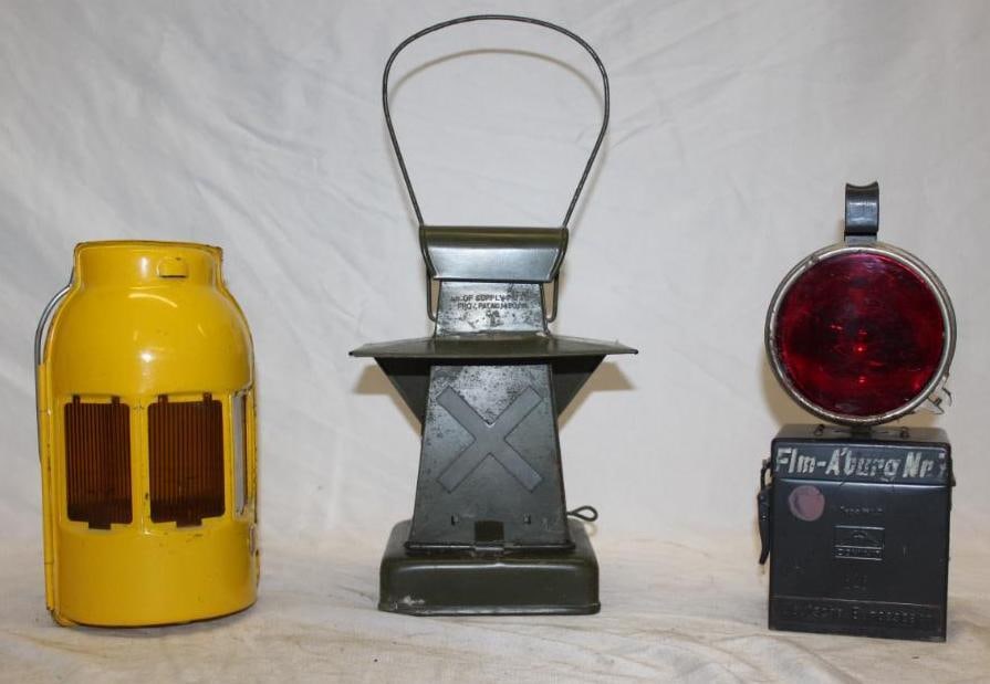 Group of 3 Unusual Lantern Lights; Feuerhand (1 of 4)