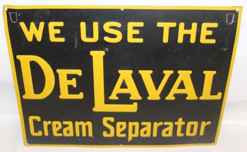DeLaval Cream Separator Advertising Tin Tacker (1 of 5)