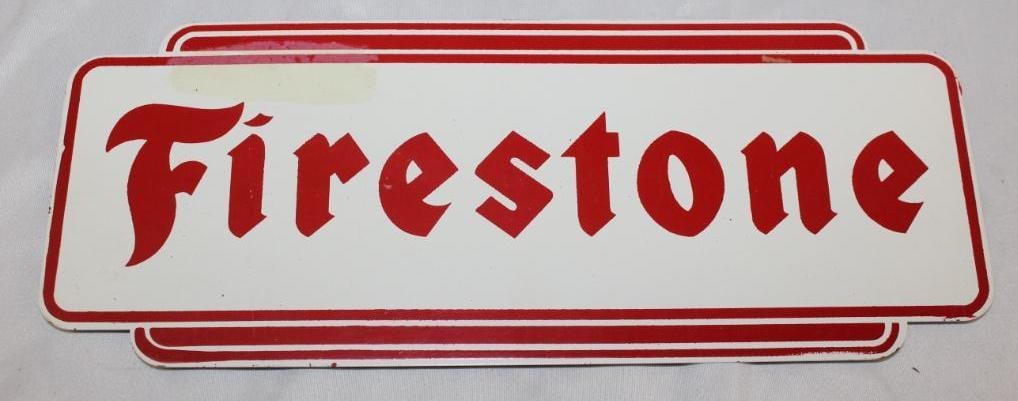Firestone Tires Advertising Tire Stand Display Sign (1 of 2)