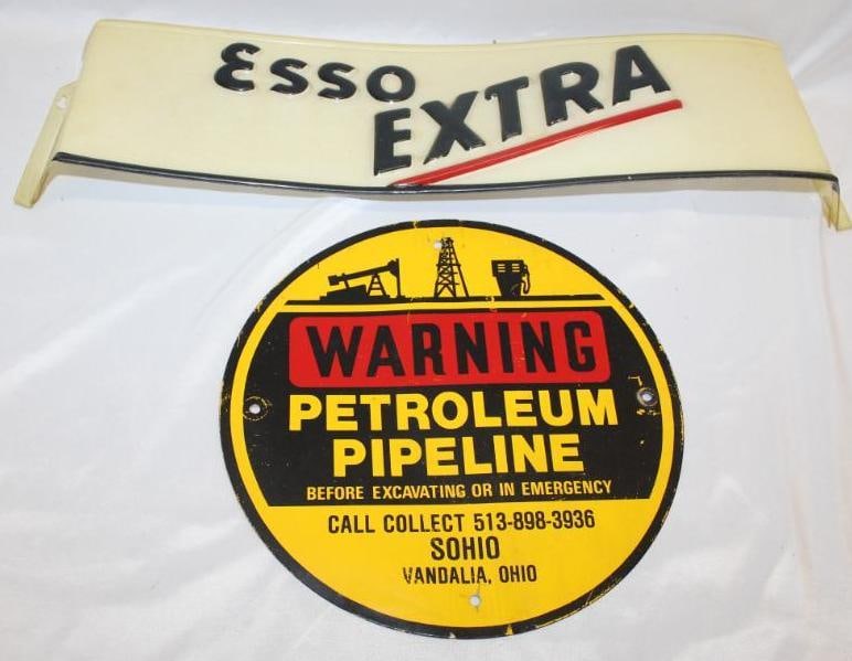 Esso Extra and Sohio Pipeline Advertising Signs (1 of 6)