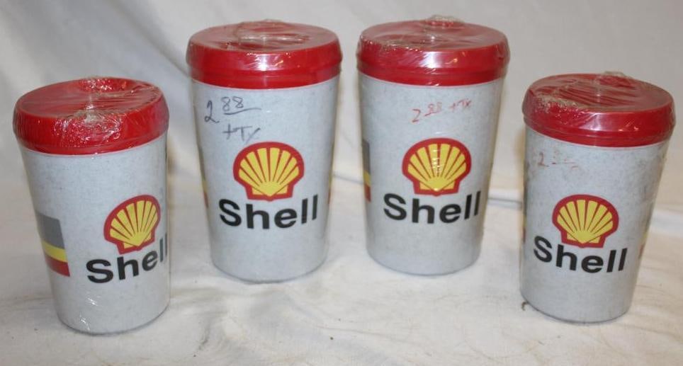 Group of 4 Shell Gas Station Cups (1 of 3)