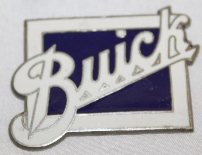 1923-1925 Buick Radiator Emblem Badge: Cloisonne; 2.5" x 1.75"