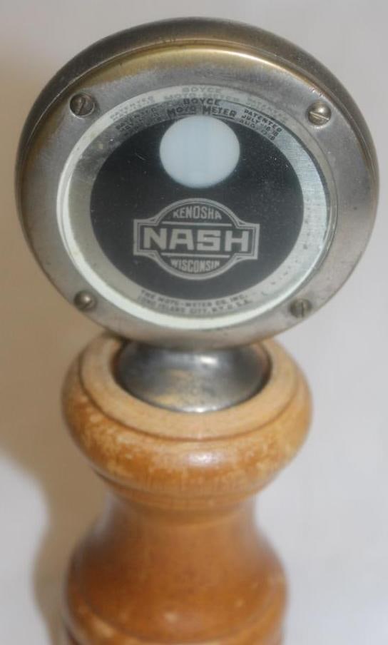 Nash Boyce Moto Meter Radiator Mascot: 3" x 5" x 1.25"