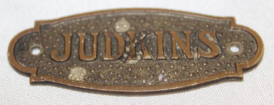 Judkins Duesenberg Coach Builder Body Tag Emblem Badge (1 of 2)