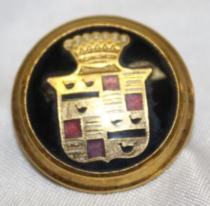 1930 Cadillac V8 Headlight Emblem Badge (1 of 2)