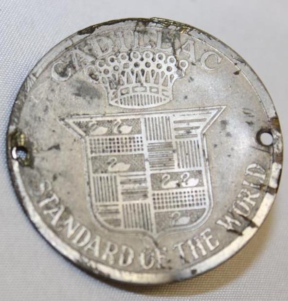 1910's Cadillac Hubcap Emblem Badge (1 of 2)
