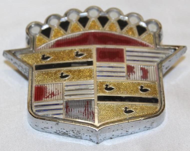 1950 Cadillac Radiator Emblem Badge (1 of 2)