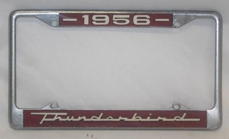 1956 Ford Thunderbird License Plate Frame (1 of 2)