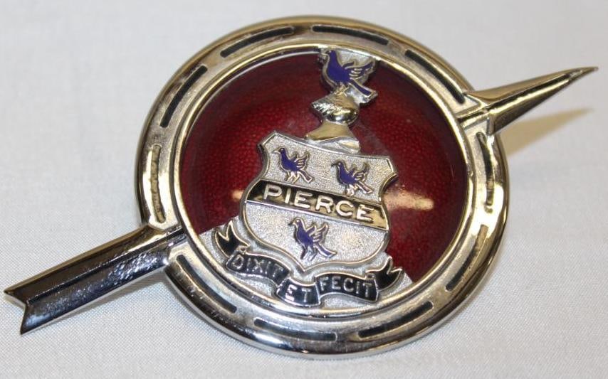 1934-1938 Pierce Arrow Radiator Emblem Badge (1 of 2)