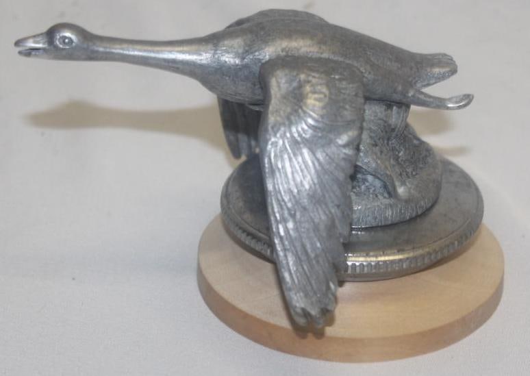 1920's Wills Sainte Claire Flying Goose Radiator Mascot Hood Ornament (1 of 4)