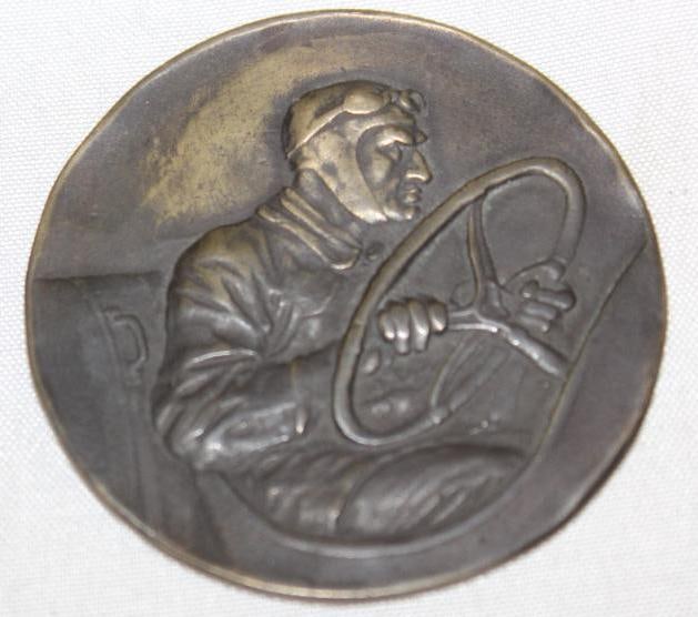 Early 1900's Figural Automobile Racing Medal (1 of 2)