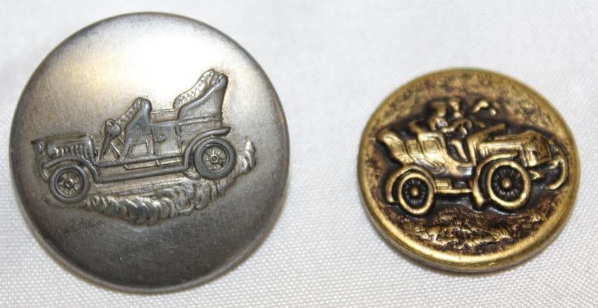 Group of 2 Early 1900's Touring Car Coat Button (1 of 2)