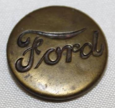 Early 1900's Ford Script Coat Button (1 of 2)