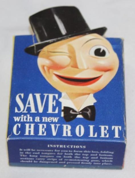 1937 Chevrolet "Save With" Advertising Display Bank (1 of 2)