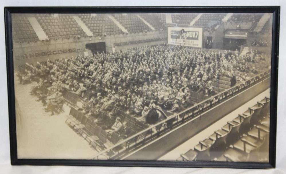 1937 Chevrolet Sales Banquet National Dealer Meeting Photo: 20" x 12" in a frame
