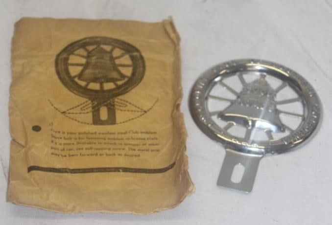 NOS Automobile Club of Southern California Good Roads License Plate Topper Attachment (1 of 3)