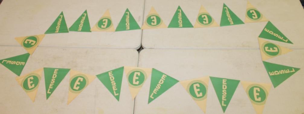 Ford Edsel Advertising Dealership Pennant Banners (1 of 4)