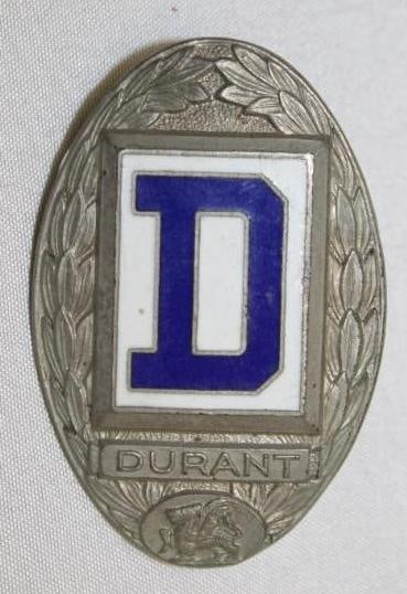 1928 Durant Radiator Emblem Badge (1 of 2)