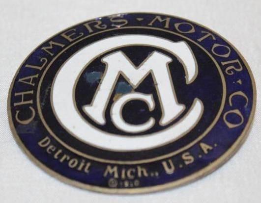 1914-1918 Chalmers Radiator Emblem Badge (1 of 2)