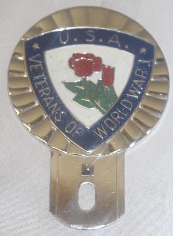 USA Veterans of WWII License Plate Topper (1 of 2)