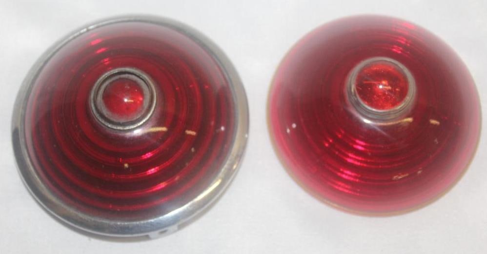Pair of 1936 Packard Twelve Taillight Lenses (1 of 2)
