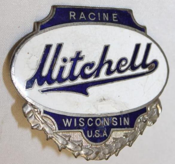 1918 Mitchell Radiator Emblem Badge (1 of 2)