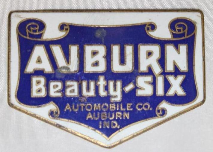 1919-1924 Auburn Beauty Six Radiator Emblem Badge (1 of 2)