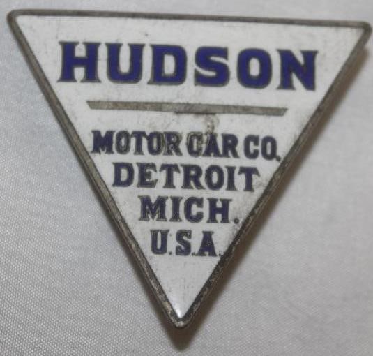 1918 Hudson Motor Car Co Radiator Emblem Badge (1 of 2)