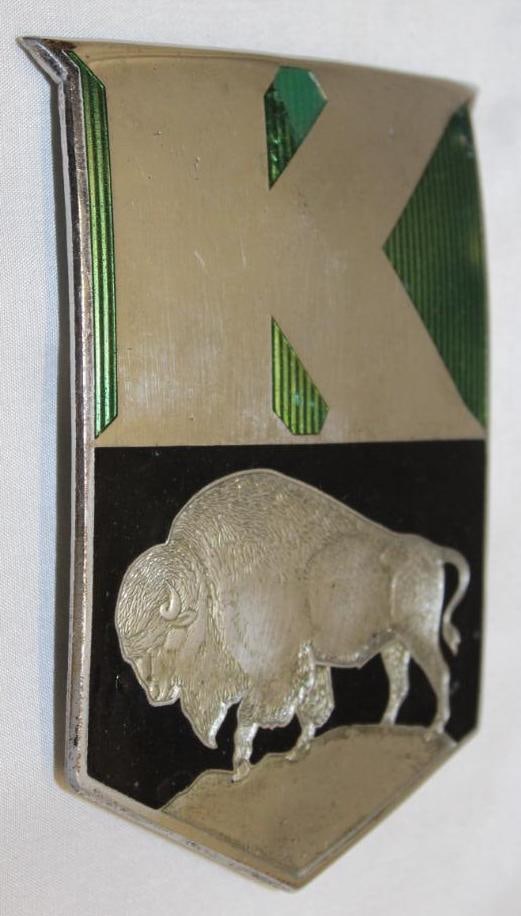 1947-1948 Kaiser Radiator Emblem Badge (1 of 2)